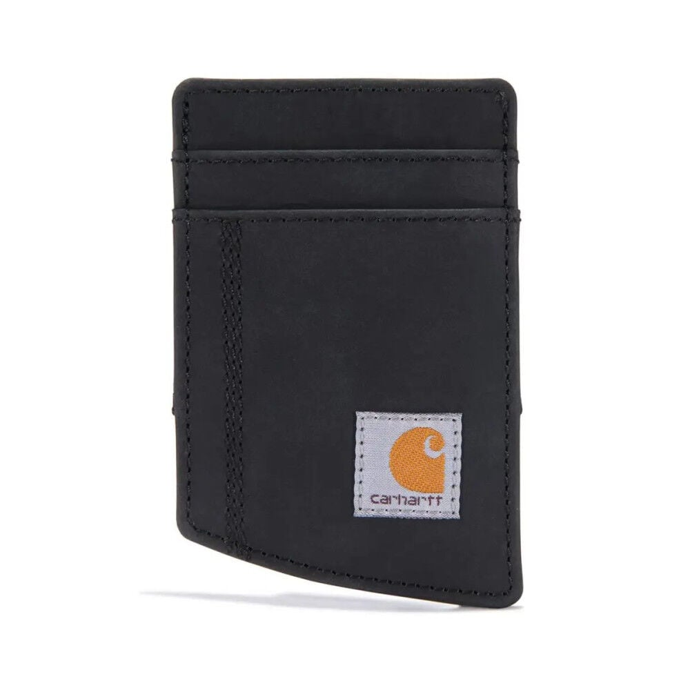Carhartt Saddle Leather Front Pocket Wallet, One Size, Black – B000024100199