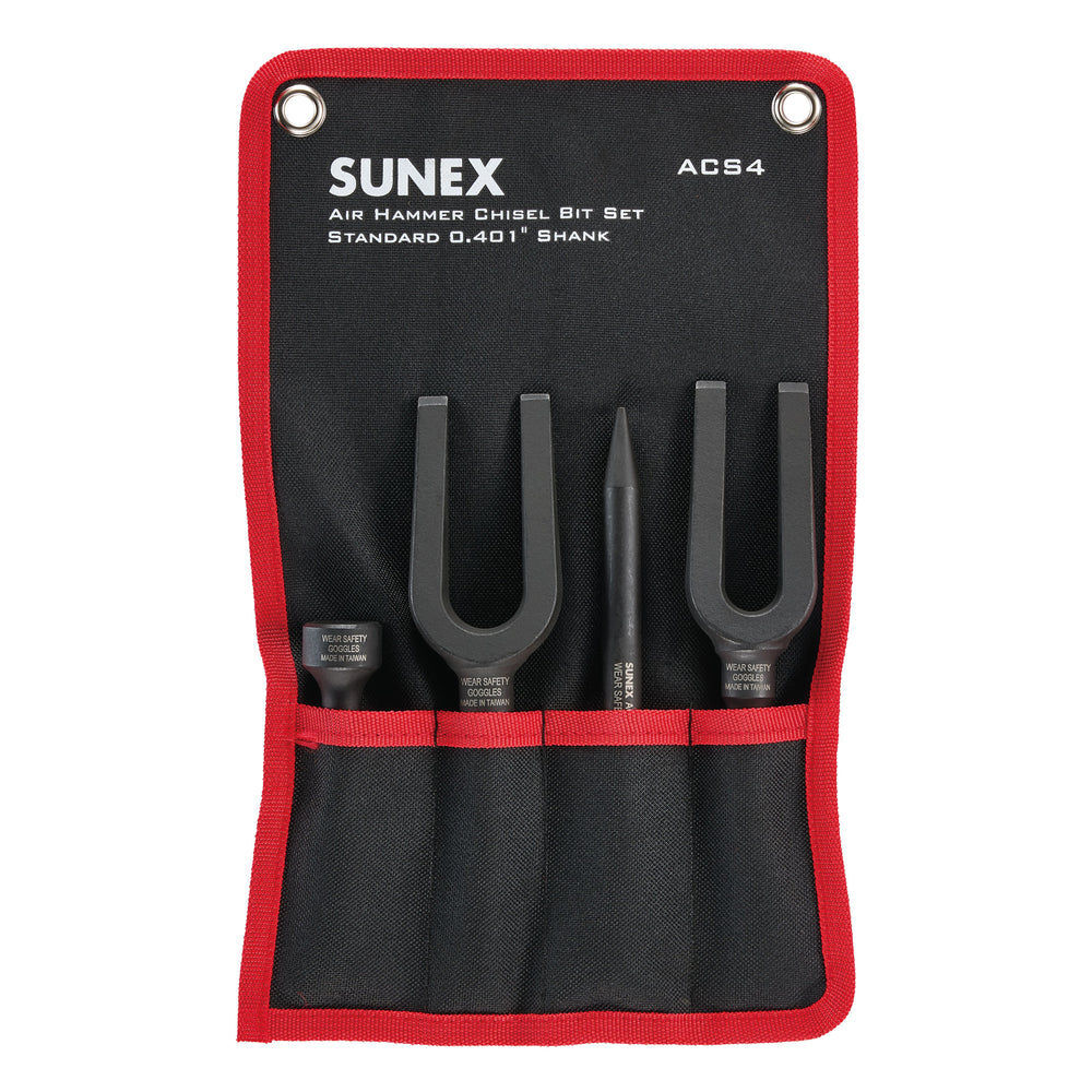 Sunex Air Hammer Chisel Pneumatic Separator Set 3 Pieces, large image number 3