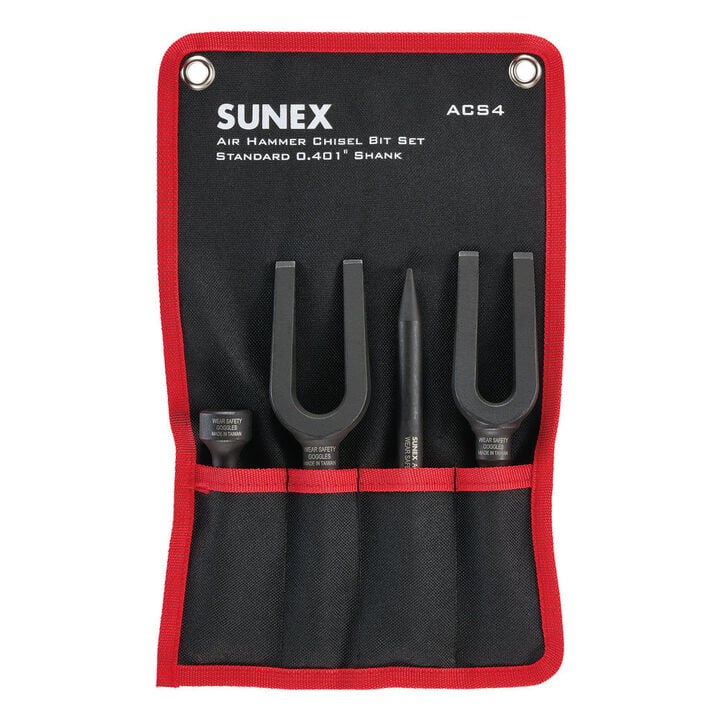 Sunex Air Hammer Chisel Pneumatic Separator Set 3 Pieces, large image number 2