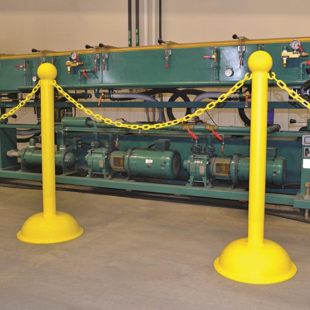 Mr Chain Yellow Heavy Duty Stanchion (2 Pack), large image number 2