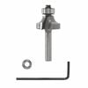 Bosch 1/4in x 17/32in Carbide Tipped Roundover / Beading Bit, small image number 1
