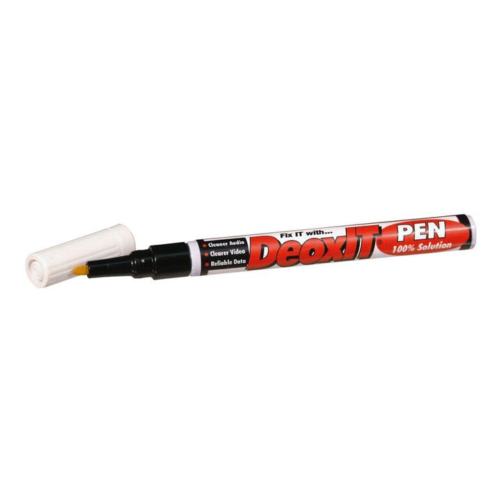 DeoxIT D-Series Contact Cleaner & Rejuvenator Pen, 100% Solution, 6 mL