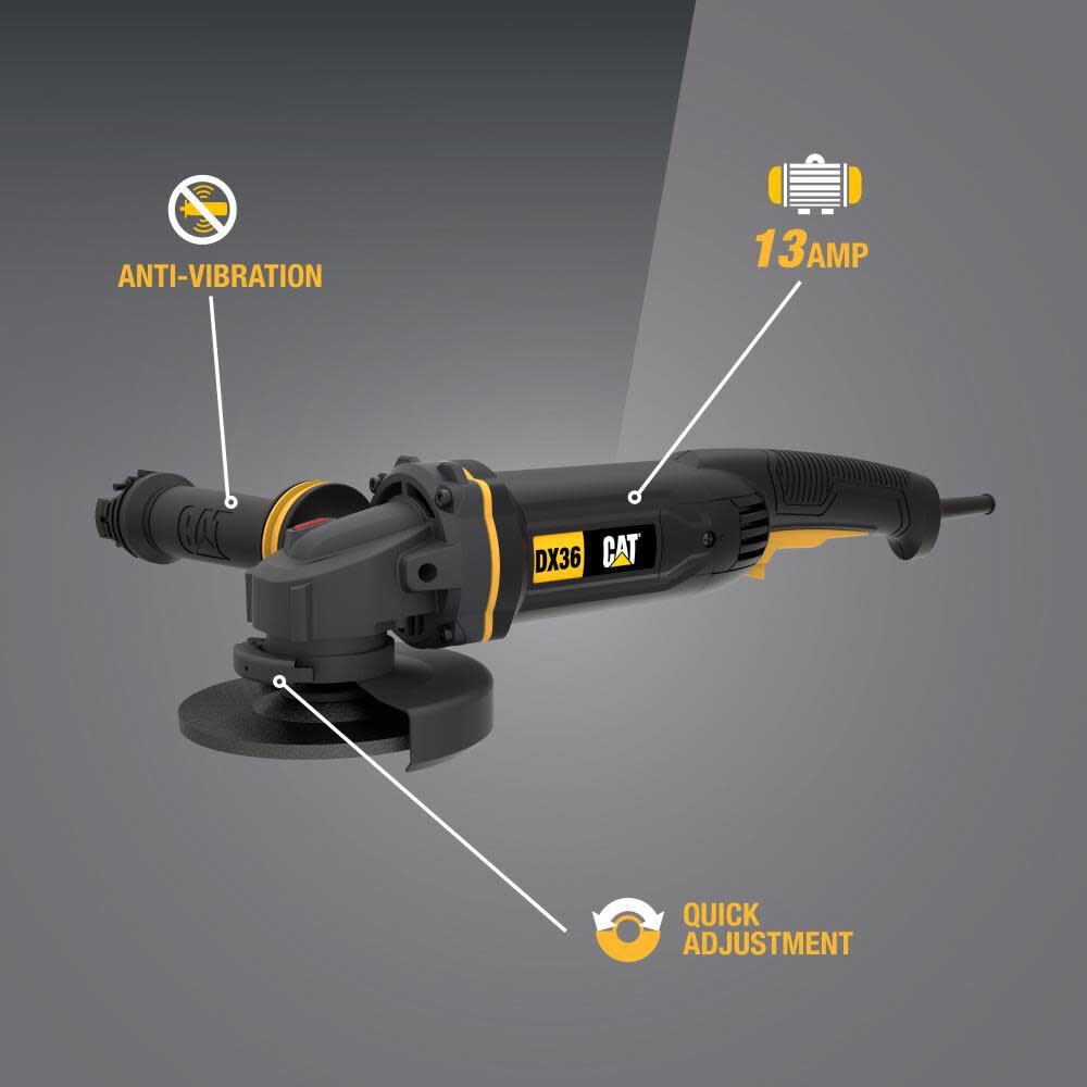 CAT 13A 5 in Angle Grinder, large image number 3