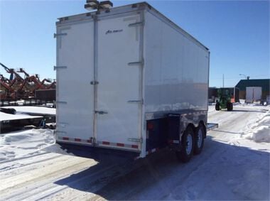 Air-Tow Trailers 14' x 6' 3in Enclosed Drop Deck Trailer - 10000 lb. Cap, large image number 4