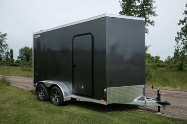 Legend Premium Trailers 6 x 11ft Thunder Series Aluminum V-Nose Enclosed Cargo Trailer, large image number 1