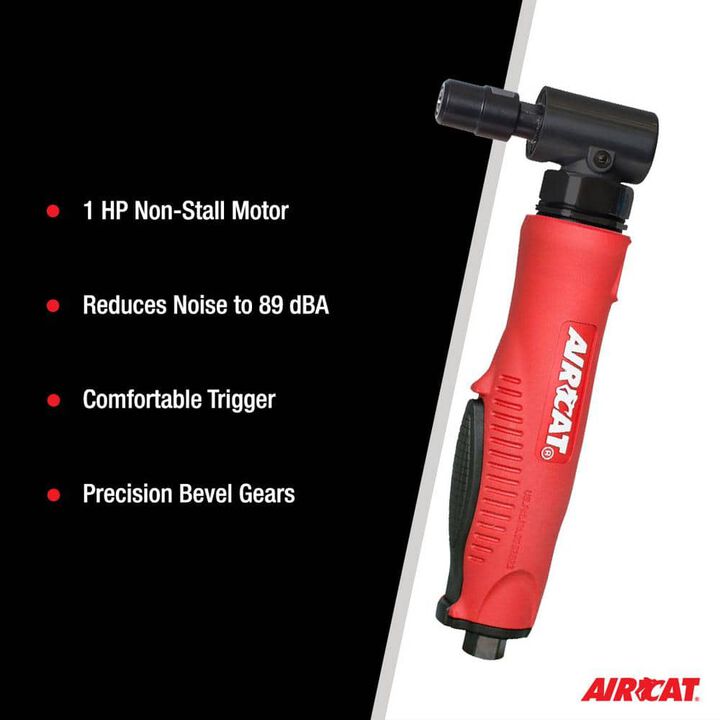 AIRCAT Composite 1 HP Right Angle Pneumatic Die Grinder, large image number 4