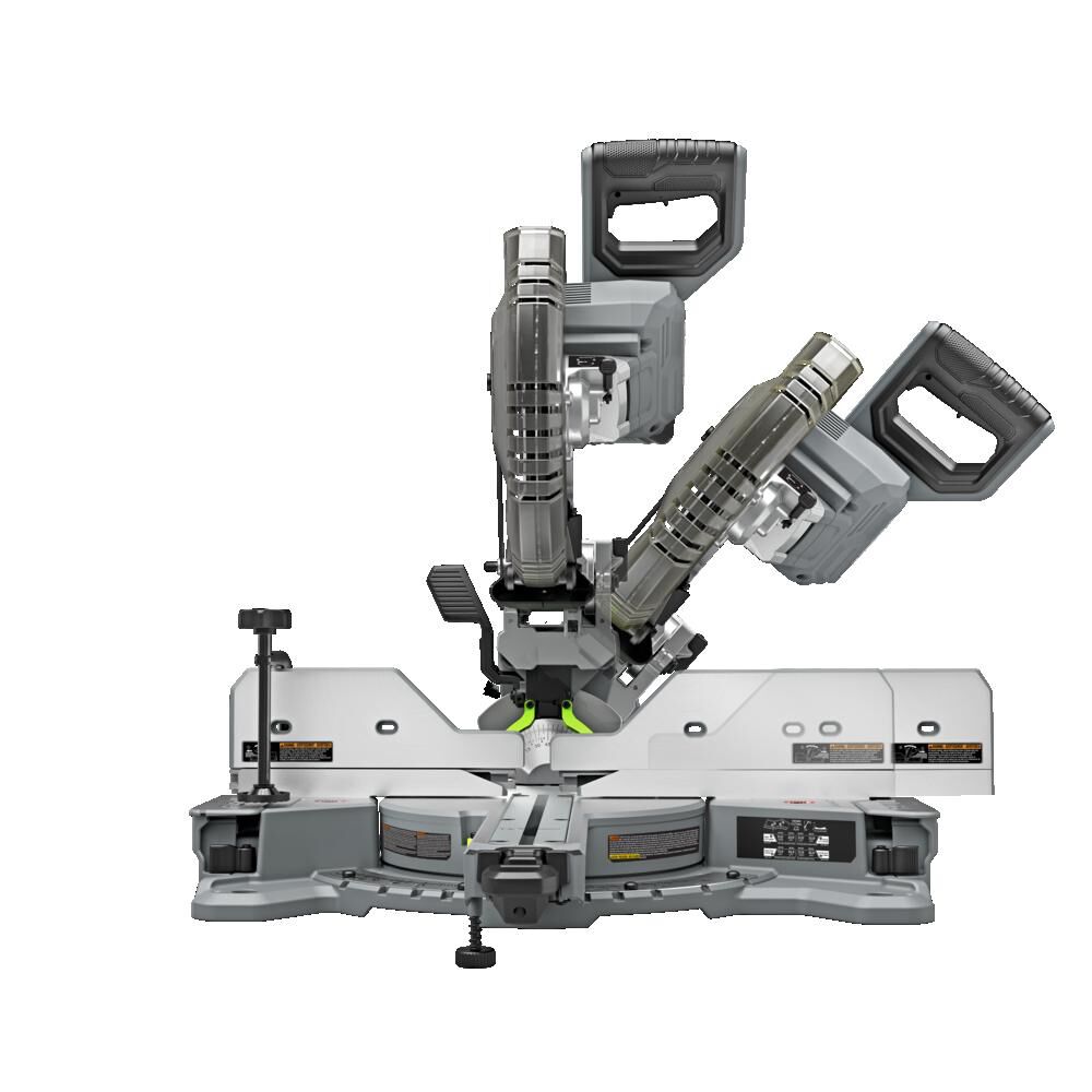 FLEX 24V Cordless 12 Inch Dual Bevel Sliding Miter Saw (Bare Tool) & Power Adapter Bundle, large image number 8