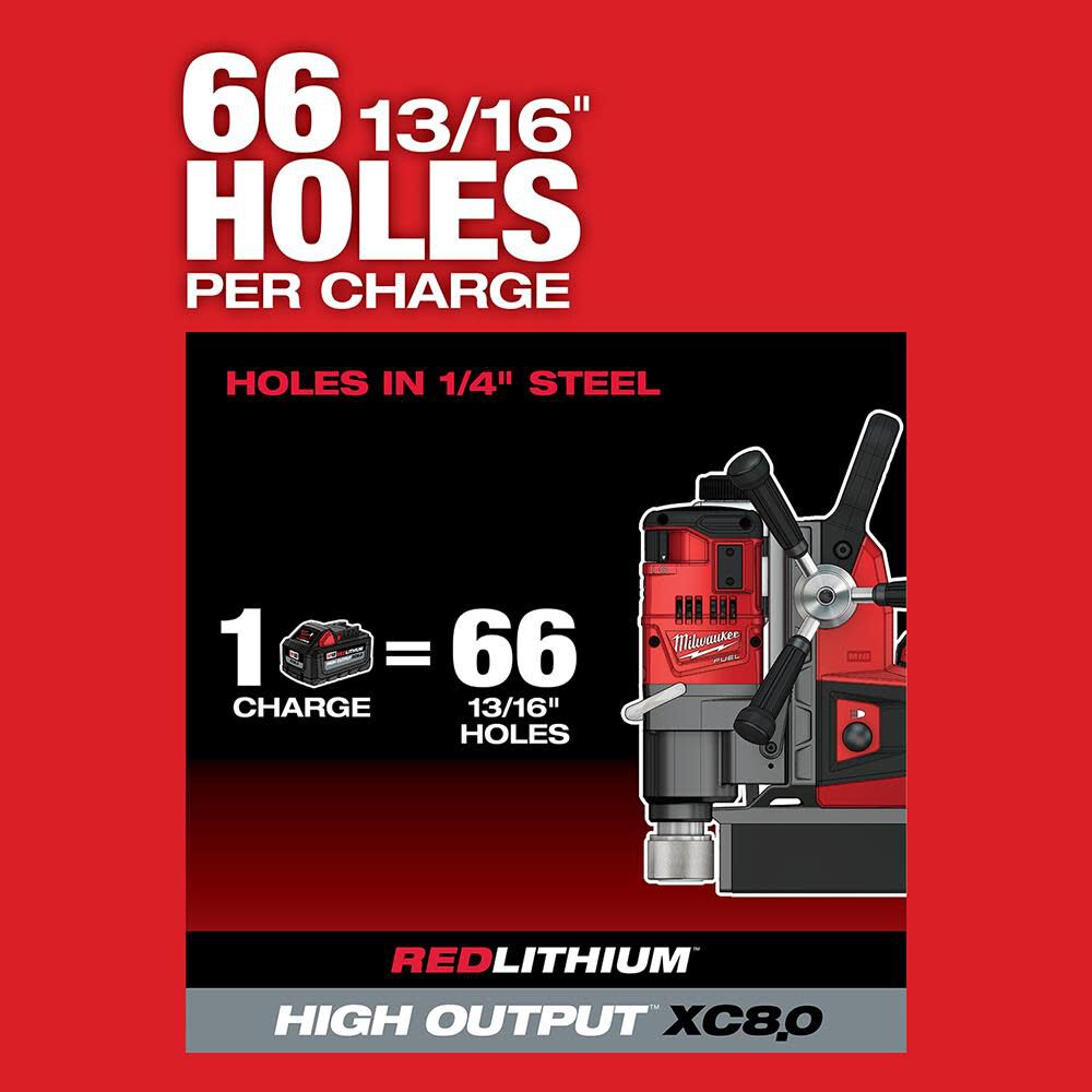 Milwaukee M18 FUEL 1-1/2inch Magnetic Drill Kit 2787-22HD - Acme Tools