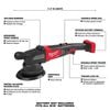 Milwaukee M18 FUEL 21mm Random Orbital Polisher (Bare Tool), small image number 3