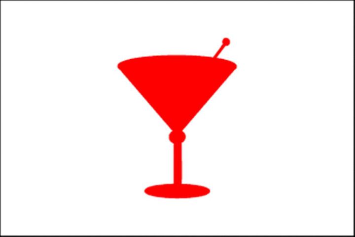Eder Flag 12In x 18In Cocktail Time Flag