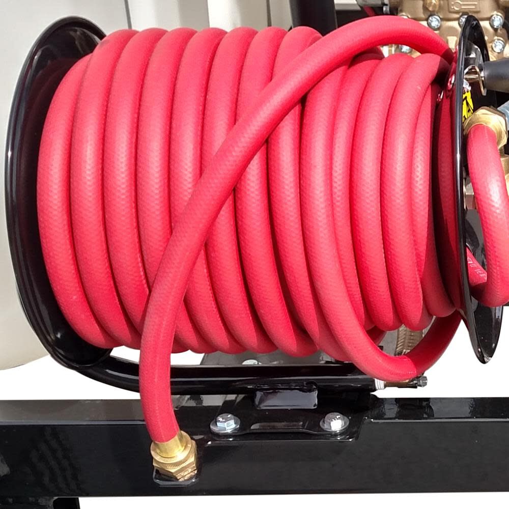 Simpson pressure outlet washer hose reel