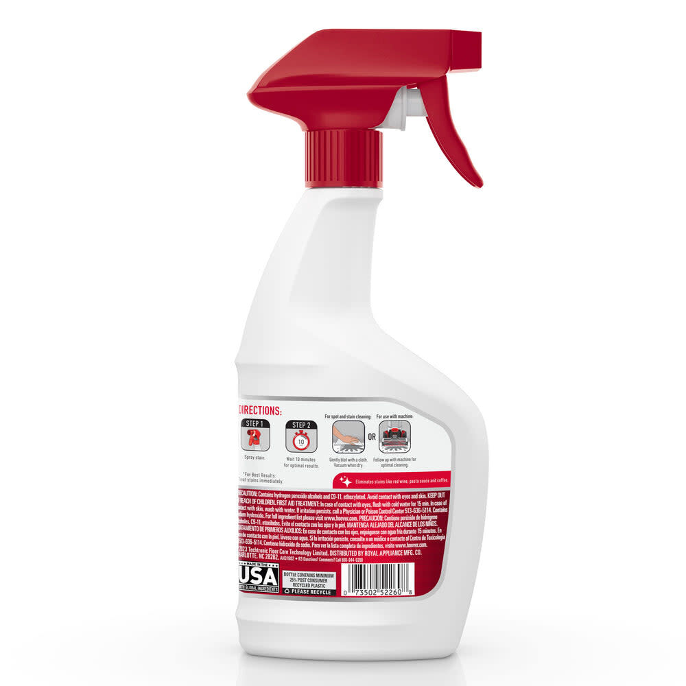 Hoover Residential Vacuum 22oz Spray Bottle Oxy Tough Stain Remover 2 Pack, large image number 2