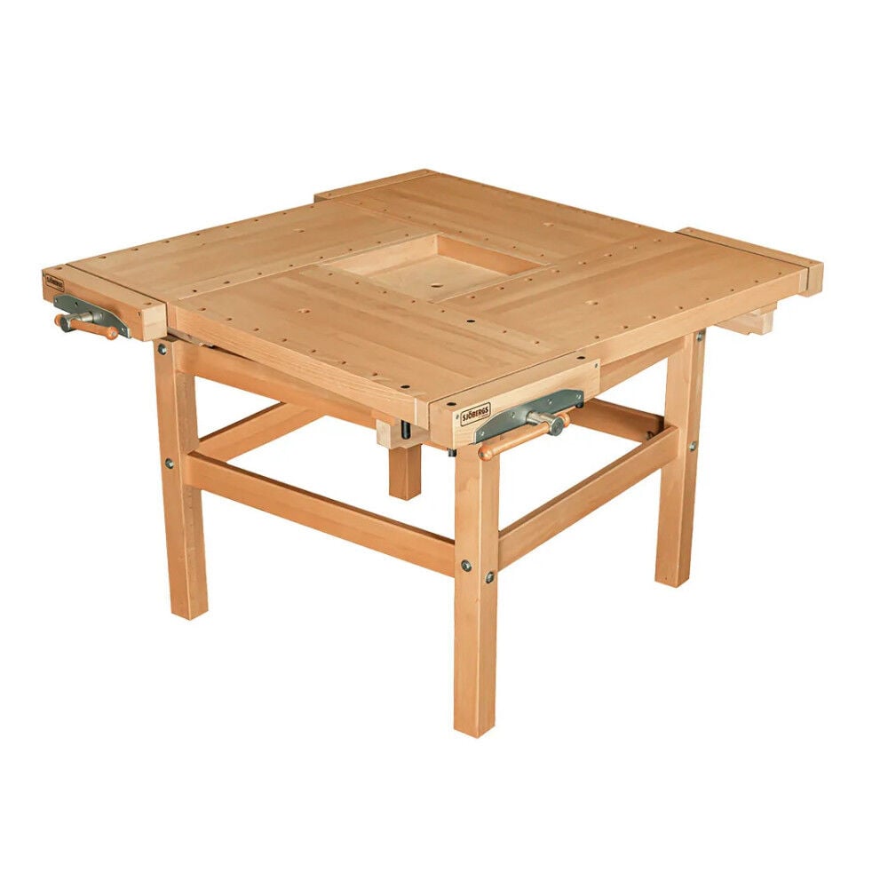 Sjobergs Kvadrat 35016 Premium Workbench with Wooden Trestle 1300 – SJO-35016K