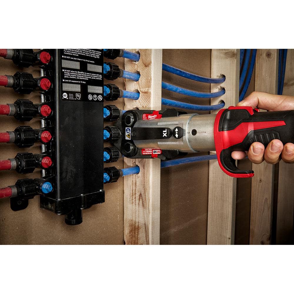 Milwaukee m12 sales pex jaws