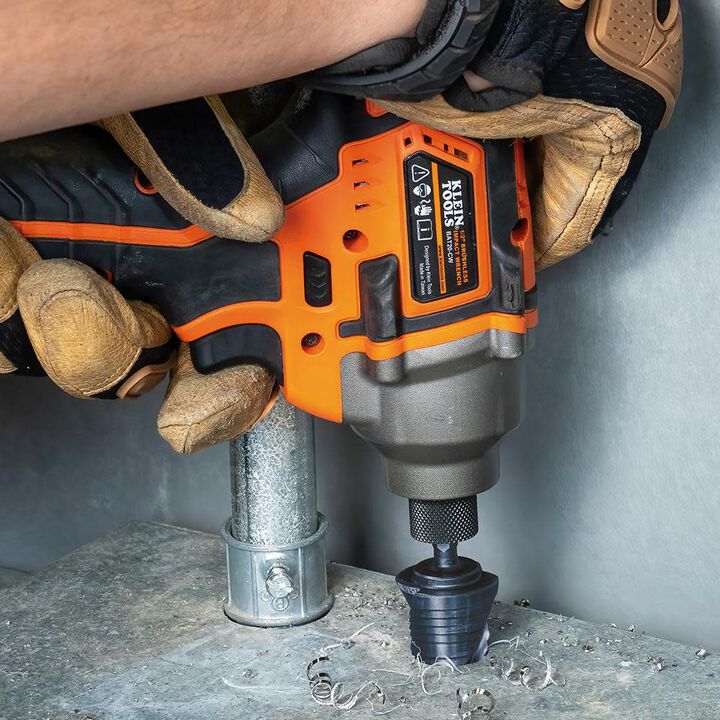 Klein Tools 7/8in to 1-1/8in Quick Release Sprial Flute Step Drill Bit, large image number 7