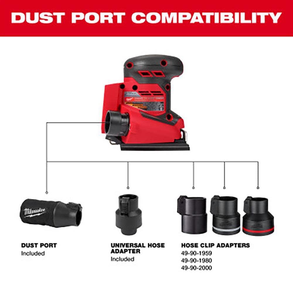 Milwaukee M18 Orbital 1 4 Sheet Sander Bare Tool 2649 20 Simolary simolary.com 9