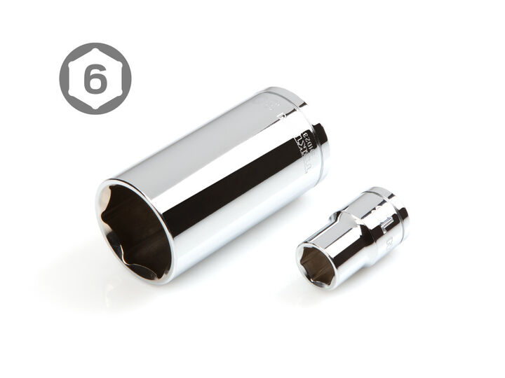 Tekton 1/2 Inch 6 Point Socket and Ratchet Set Case, 51 Pieces (10-32 mm), large image number 4