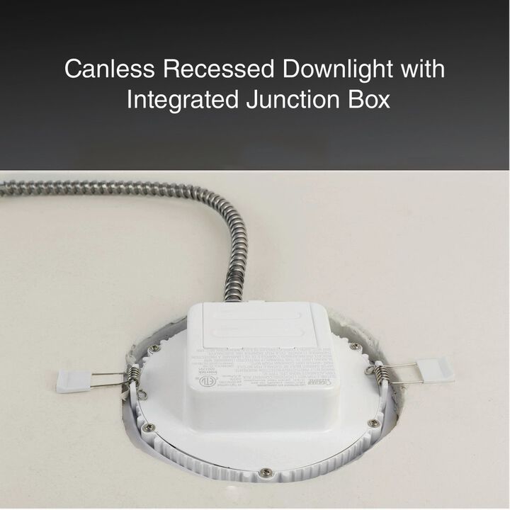 Feit Electric 4in 120V 10W LED Recessed Canless Downlight, large image number 4