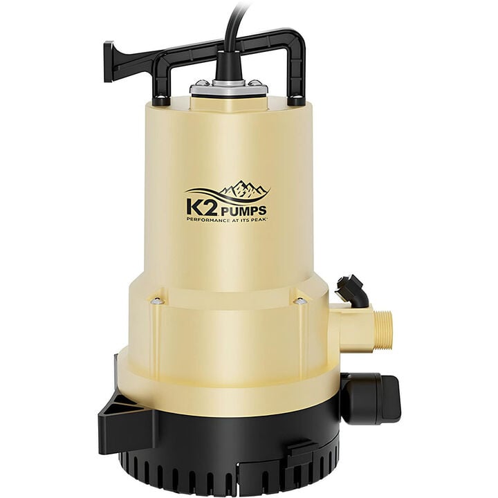 K2 Pumps Submersible Utility Pump & Transfer Pump 1/4 HP Duo 2 in 1
