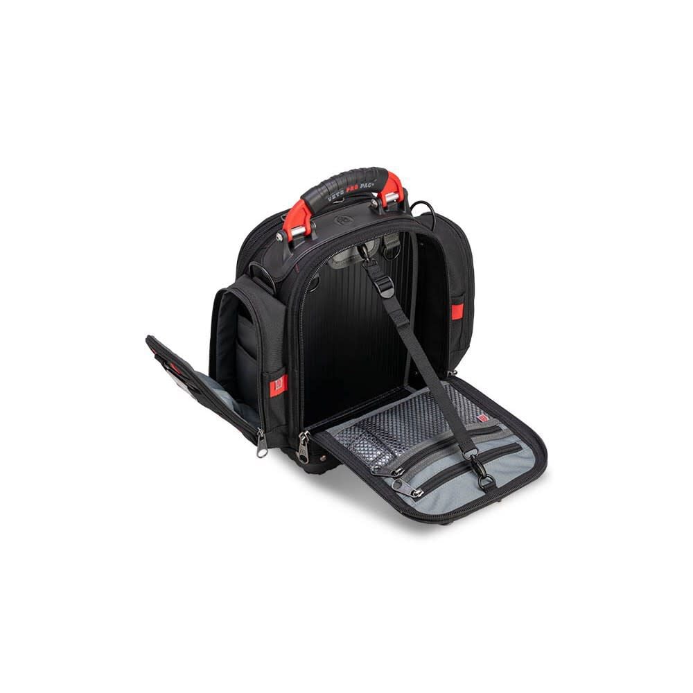 Veto Pro Pac 40 Lbs Zippered Compact Service Tool Bag, Black/Red, large image number 12