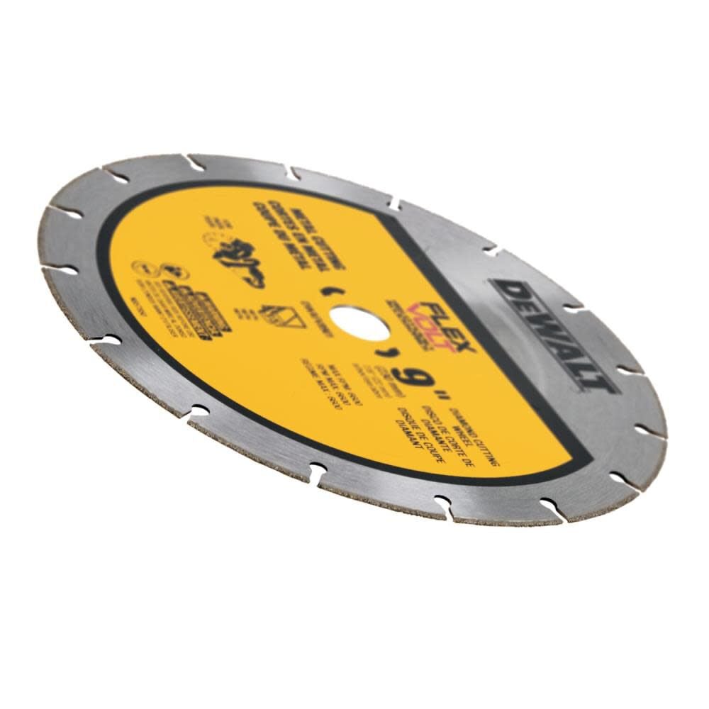 DEWALT FLEXVOLT 9 Inch Segmented Rim Diamond Wheel for Straight Cuts in Metal, large image number 3