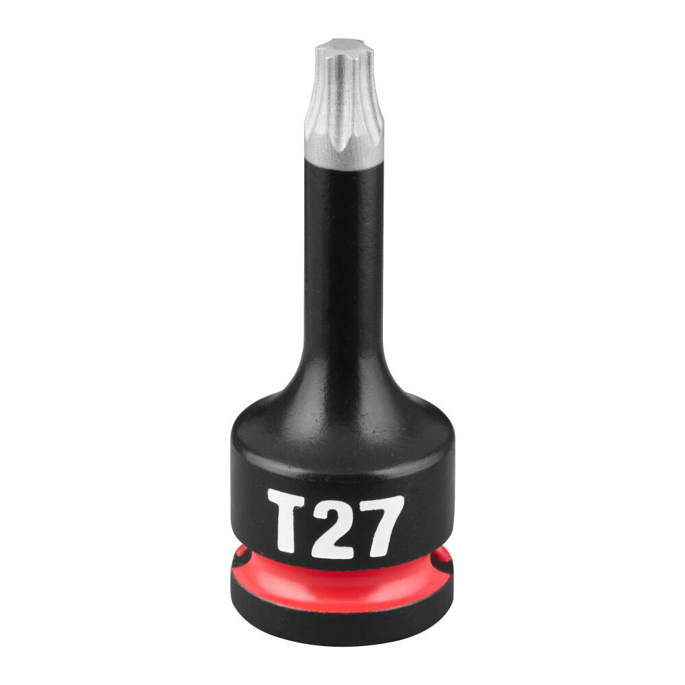 Milwaukee SHOCKWAVE Impact Duty 3/8 Inch Drive 2 Inch Torx T27 Bit Socket - 49-66-7340