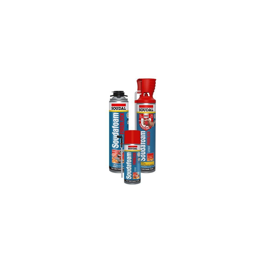 Soudal 12 Oz Aerosol Can Straw Soudafoam Fireblock PU Foam, large image number 2