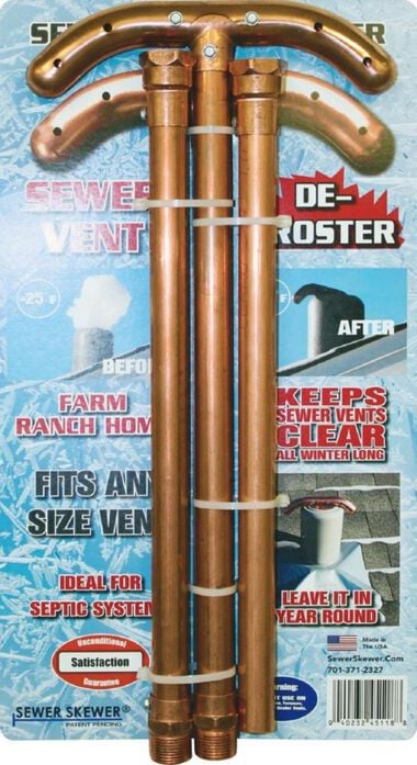 Sewer Skewer Sewer Vent Defroster XL