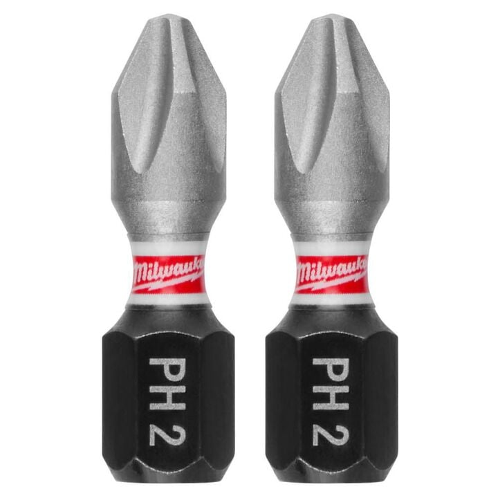 Milwaukee SHOCKWAVE 2-Piece Impact Phillips #2 Insert Bits, large image number 10