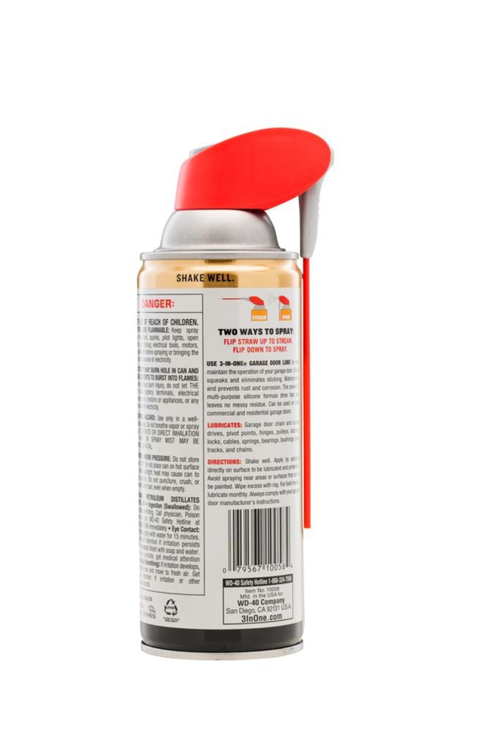 3-In-One 11oz Professional Garage Door Lubricant with Smart Straw 6pk, large image number 8