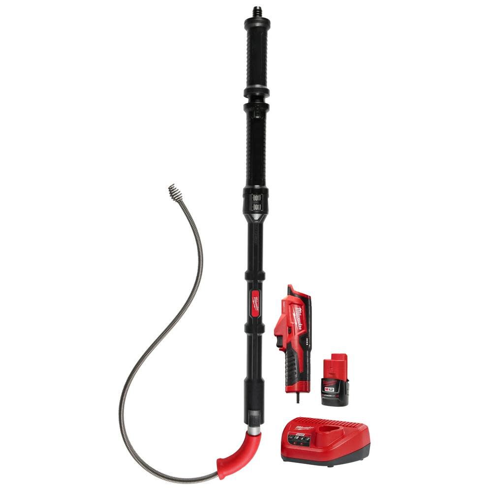 Milwaukee M12 TRAPSNAKE 6' Toilet Auger Kit 3576-21 from Milwaukee