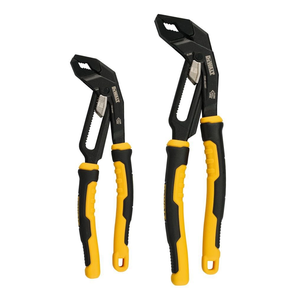 DEWALT Slidelock Plier 8 Inch and 10 Inch V Jaw 2 Pack – DWHT82824