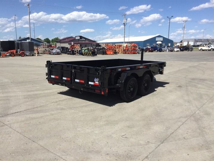 Diamond C MDT 12 Ft Tandem Axle Dump Trailer Used 2024, large image number 5