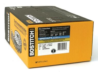 Bostitch 2-1/2 In. x.090 Coil Siding Nail, large image number 0