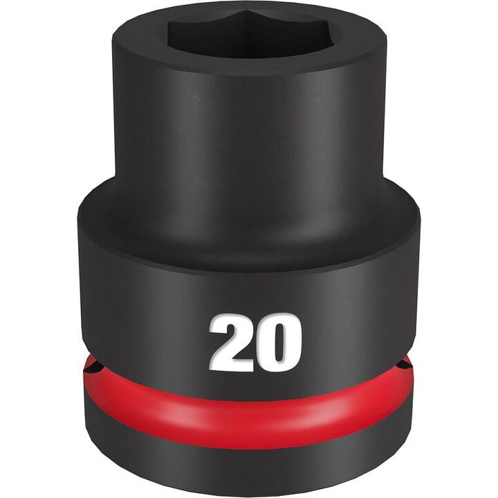 Milwaukee Impact Socket 3/4in Drive 20mm Standard 6 Point, large image number 0