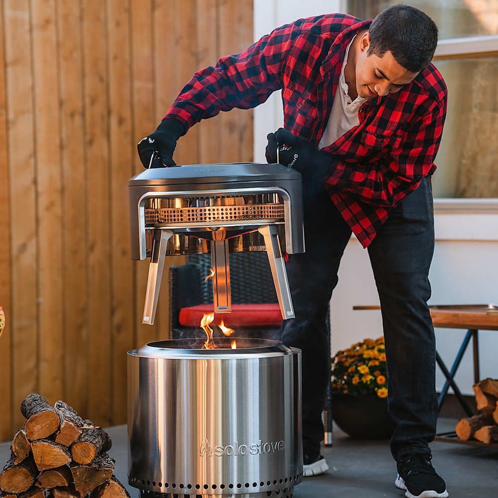 Solo Stove Pi Fire Pit Bonfire 19-1/2 Inch Pizza Oven, large image number 4