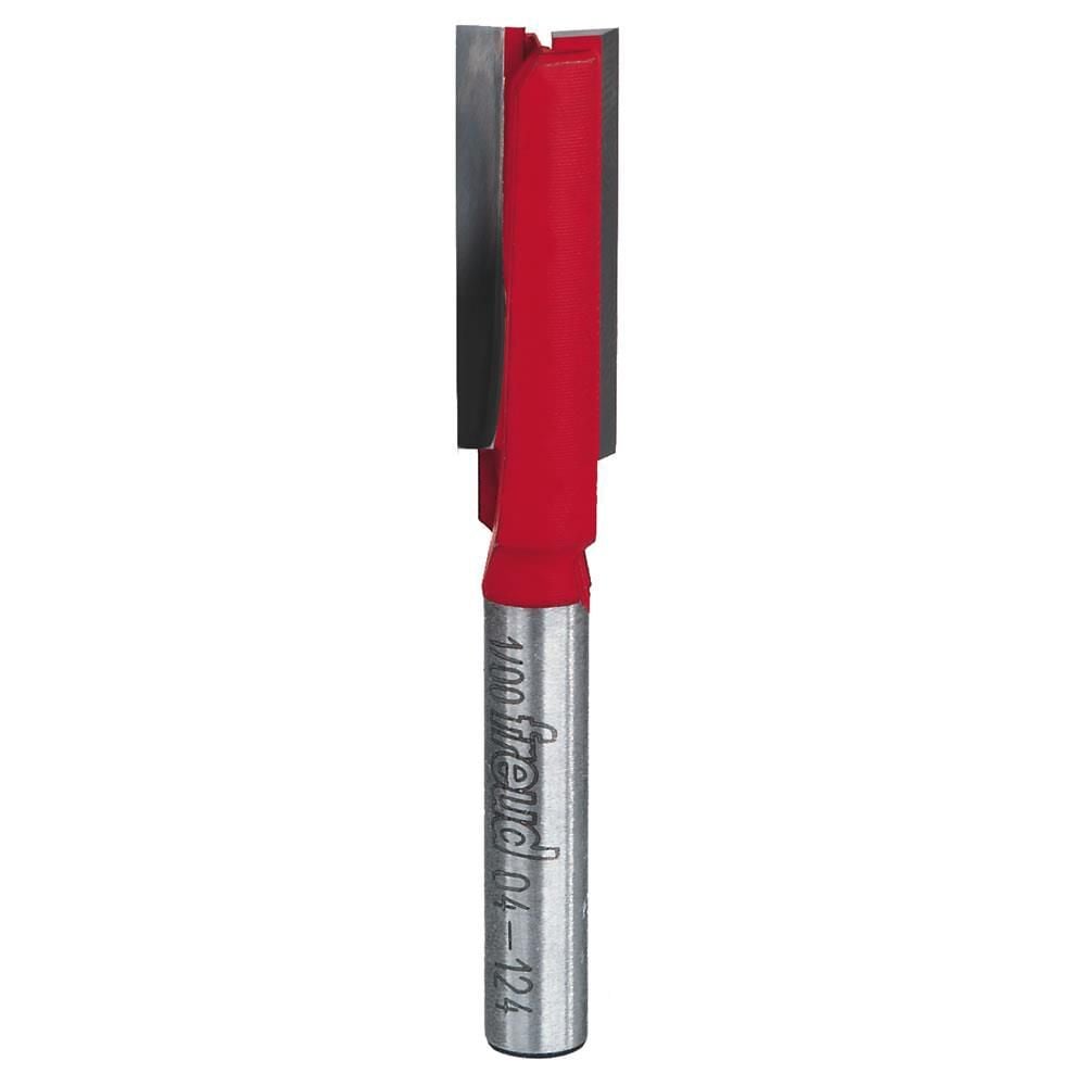 Freud 3/8 In. (Dia.) Double Flute Straight Bit with 1/4 In. Shank, large image number 1
