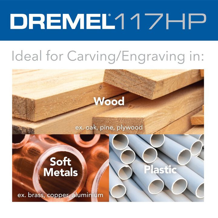 Dremel 1/4Inch (6.4mm) High Performance Rotary Carving Bit, 2 Pieces, large image number 6