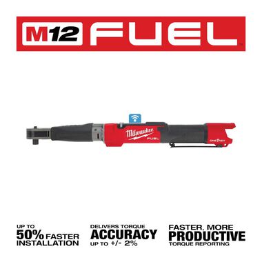 Milwaukee M12 FUEL 1/2inch Digital Torque Wrench with ONE-KEY (Bare Tool), large image number 2