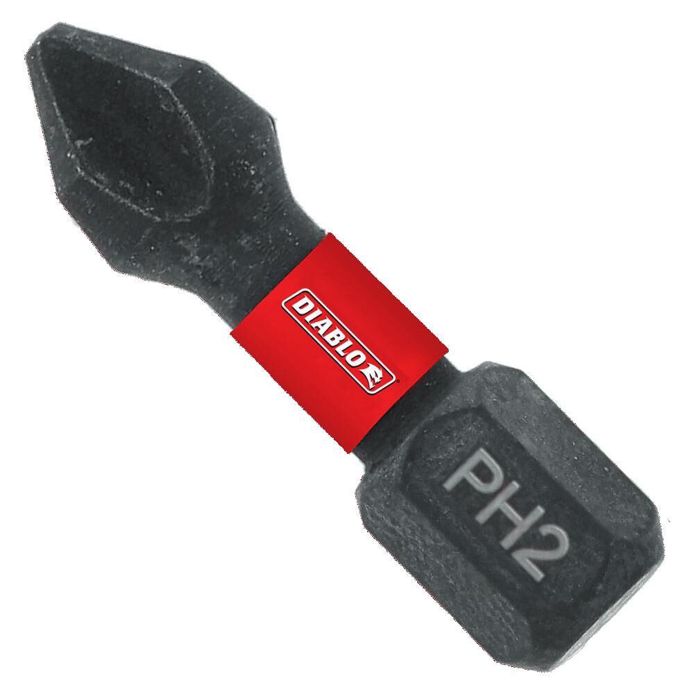 Diablo Tools 1 Inch #2 Phillips Drive Bits 2 Pack, large image number 1