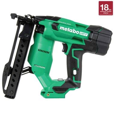 Metabo HPT 18V MultiVolt Brushless 18-Gauge 1/4 Inch Narrow Crown Stapler