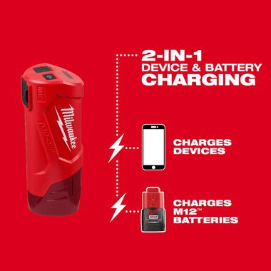 Milwaukee M12 TOP-OFF Power Supply and Charger, large image number 3