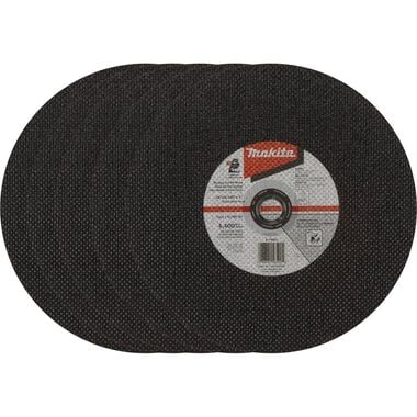 Makita Thin Cut Off Wheels for Aluminum Cutting 14in x .110in x 1in Type 1 30 Grit 5pk