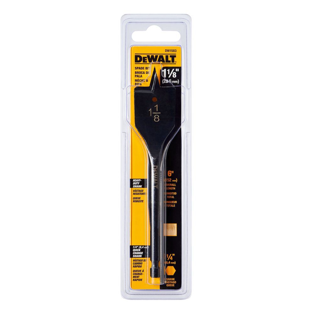 DEWALT 1-1/8 X 6 WOOD BORING BIT, large image number 3