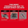 Milwaukee 3/4 Inch x 1-1/2 Inch Single Strut Shearing Dies, small image number 5