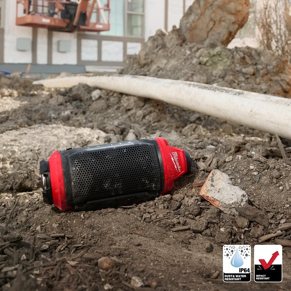 Milwaukee M12 Bluetooth Jobsite Speaker with PACKOUT Compatibility, large image number 12