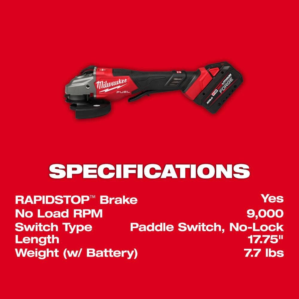 Milwaukee M18 Fuel 4 1 2 Inch 6 Inch Braking Grinder Paddle Switch Kit 3670 22 Simolary simolary.com 13