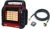 Mr Heater 18,000 BTU Big Buddy Portable Propane Heater 12 ft Propane Hose Assembly & Portable Buddy Fuel Filter Bundle, small image number 1