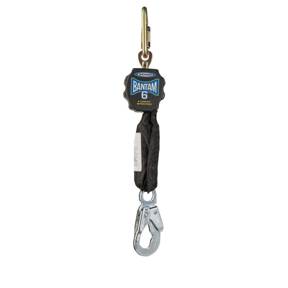 Werner 6 ft Bantam Web Self-Retracting Lifeline, large image number 1