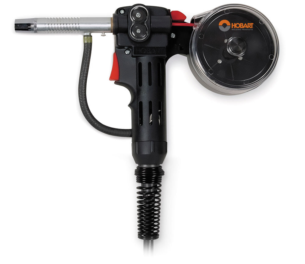 Hobart Handler 210MVP Flux-Core/MIG Welder with Multi-Voltage Plug & SpoolRunner 100 Spool Gun, large image number 2